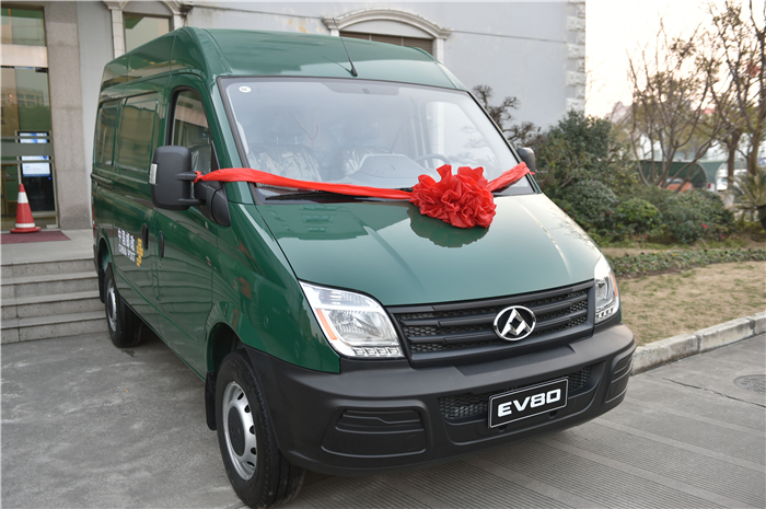 ng28相信品牌的力量与上海邮政形成战略合作 300台EV80“绿色”新能源大单成亮点